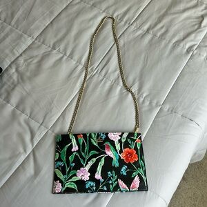 Kate Spade Cross Body w Gold Chain EUC